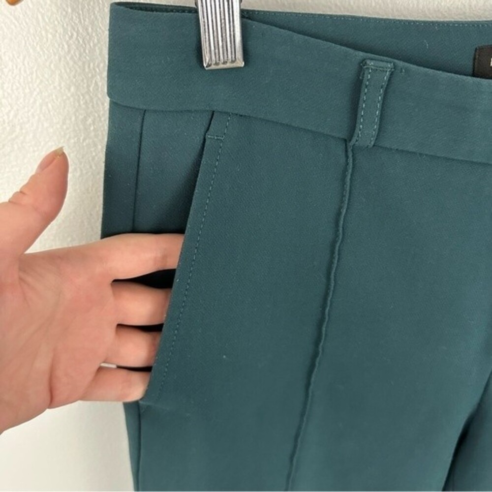 Banana Republic Green Trouser Work Pants Size 0 Professional Office Career - Picture 6 of 14
